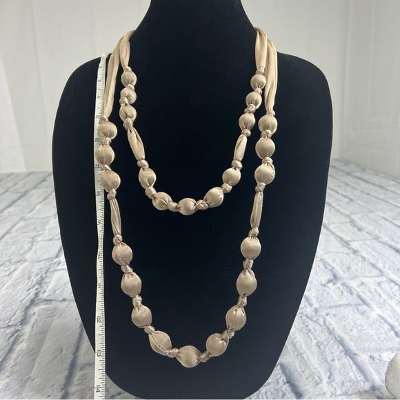 Satin knot tied necklace from Lane Bryant - Picture 2 of 10